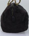 PRD Hand Bag Nylon Black Auth bs