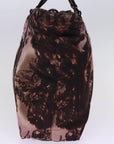 PRD Hand Bag Nylon Brown Auth bs
