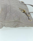 CHRISTIAN DOR Canage Shoulder Bag Coated Canvas Gray Auth bs