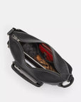 Finn Crossbody Bag With Pockets (Gunmetal/Black)