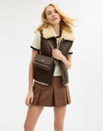 Mini Klare Crossbody Bag (Gold/Dark Stone)