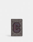 Id Card Wallet In Signature Canvas With Patches (Grey Multi.)
