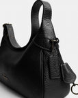 Ella Small Shoulder Bag (Gunmetal/Black)