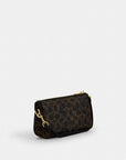Nolita 19 In Loved Signature Canvas With Charms (Gold/Brown)