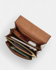 Mini Klare Crossbody Bag In Signature Canvas (Gold/Sand/Chalk)