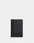 Id Wallet In Signature Canvas (Charcoal/Black)