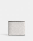 3-In-1 Wallet In Signature Canvas (Chalk & Black)