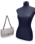 CHNL White Leather Reissue 2.55 Double Flap 225 Shoulder Bag 2000S