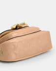 Ashton Mini Shoulder Bag In Signature Leather (Gold/Faded Blush)