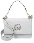 FNDI Kan I F White Leather Bag
