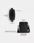 Sullivan Crossbody Bag In Signature Canvas (Gunmetal/Charcoal/Black)
