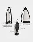 Dominic Sling Pack In Signature Canvas (Gunmetal/Chalk/Black)