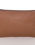 FNDI Black & Brown Leather Pouch