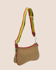 CHRISTIAN DOR RASTA SADDLE SHOULDER BAG