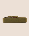 CHRISTIAN DOR KHAKI BROWN LEATHER STREET CHIC SHOULDER BAG