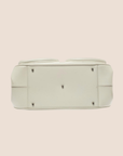 CHRISTIAN DOR WHITE LEATHER DETECTIVE BAG