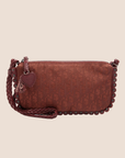 CHRISTIAN DOR BURGUNDY DORISSIMO CROSSBODY BAG