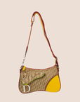 CHRISTIAN DOR RASTA SADDLE SHOULDER BAG