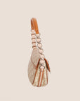 CHRISTIAN DOR PINK & BEIGE ROMANTIQUE BAGUETTE BAG