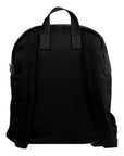 FNDI Baguette Logo Black Nylon Backpack 8BZ048