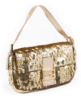 FNDI Gold Sequin Baguette