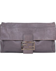 FNDI Large Leather Baguette Bag