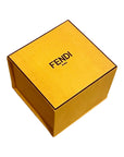 FNDI Master Key Brandy Leather Gold Medium Bracelet