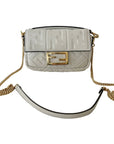 FNDI Leather Mini Iconic Baguette