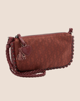 CHRISTIAN DOR BURGUNDY DORISSIMO CROSSBODY BAG