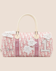 CHRISTIAN DOR PINK TROTTER GIRLY BOSTON BAG