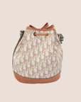 CHRISTIAN DOR BEIGE & KHAKI ROMANTIQUE BUCKET BAG