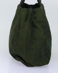 PRD Hand Bag Nylon Green Auth fm