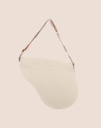 CHRISTIAN DOR NATURAL BEIGE & BROWN SADDLE BAG