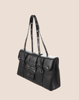 CHRISTIAN DOR BLACK STREET CHIC BOXY SHOULDER BAG