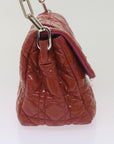CHRISTIAN DOR Canage Newlock Shoulder Bag patent Red Auth hk