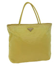 PRD Hand Bag Nylon Yellow Auth hk