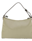 BBERRY Blue Label Shoulder Bag Nylon Beige Auth hk