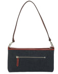 BBERRY Blue Label Shoulder Bag Denim Navy Auth hk
