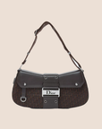 CHRISTIAN DOR BROWN STREET CHIC COLUMBUS SHOULDER BAG