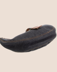 CHRISTIAN DOR DENIM STREET CHIC HALF MOON BAG