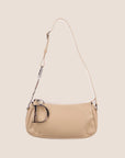CHRISTIAN DOR LOGO CHAIN BEIGE LEATHER MINI SHOULDER BAG