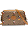 (WMNS) GCCI x Disney Mickey Prints Single Shoulder Bag Light Brown -HWUBM-