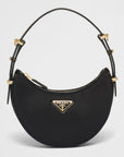 PRD Arqu? Re-Nylon and brushed leather mini shoulder bag