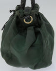 PRD Hand Bag Nylon way Green Auth th