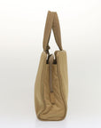 PRD Hand Bag Nylon Beige Auth ti