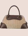 CHRISTIAN DOR MONTAIGNE BROWN CADILLAC TOP HANDLE BAG
