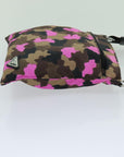 PRD Camouflage Shoulder Bag Nylon Pink VA Auth yk