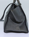 PRD Hand Bag Leather way Blue Auth yk