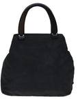 PRD Hand Bag Nylon Black Auth yk