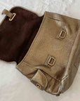 YSL Vintage Metallic Shoulder Bag